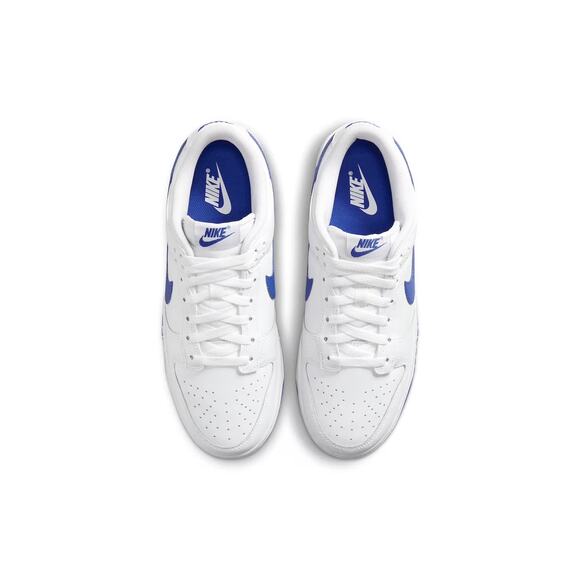 Size 12 • Nike Dunk Low Retro • White / Hyper Royal • Cross-Posted • Firm - Picture 4 of 9